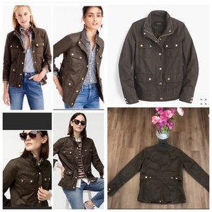 J. Crew The downtown field jacket. Army Green